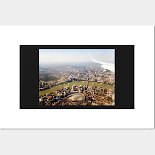 Aerial View of London and the River Thames Posters and Art